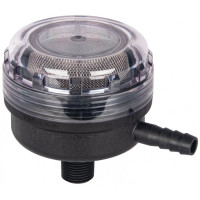 Flojet Pump Inline Filter 3/8" hose barb inlet 3/8" NPTM thread pump fitting 1740-023