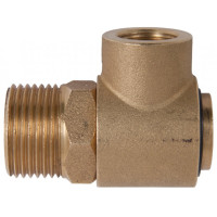 90° Hose Reel Brass Swivel 22.0207