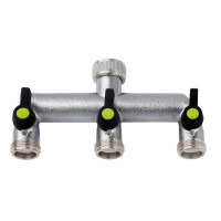 Garden Hose 3 Way Manifold 