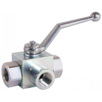 Carbon Steel High Pressure 3 Way Ball Valve T Port