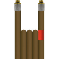 Suttner Sewer Hose 30 Metre 300 Bar 1/8"M Ends DN4 Smooth 411040030 Bronze