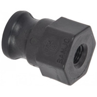 Banjo Cam Lever Adaptor 3/8" F Thread 3/4" Self Aligning Adaptor 9901-75A3/8SA