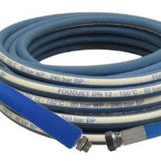 Foodjet Hose Assembly DN12 1/2" 10M 80 Bar