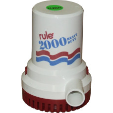 Rule 12 2000 Submersible Bilge Pump 24V 126 LPM 28mm Hose