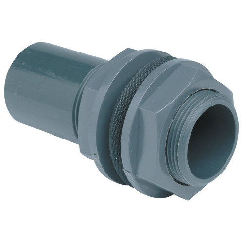 Effast PVCu Tank Connector Plain x Male Thread 510-58400