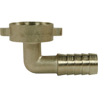 Hosetail Brass 90° Female 1" F x 19mm 71177