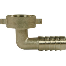 Hosetail Brass 90° Female 1" F x 19mm 71177