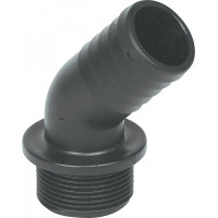 GEOline Polypropylene 45° Hose Barb x Male Thread 8014302