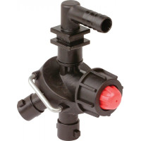 GEOline Triple Quick Fit Dry Boom Nozzle Holder with Valve 8240003