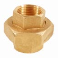 Brass 3 Part Union Pipe Fitting BSP 2" Threads Brass 3 Part Union Pipe Fitting BSP 2" Threads