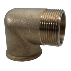 Brass Elbow Pipe Fitting 90 Degrees 1" Threads