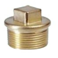 Brass Male Plug Pipe Fitting BSP 1" Thread Brass Male Plug Pipe Fitting BSP 1" Thread