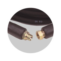 3/8" High Pressure Hose 12.5m 1 wire rubber hose 250 Bar HP2600-12.5 3/8" High Pressure Hose 12.5m 1 wire rubber hose 250 Bar HP2600-12.5