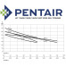 Pentair JET/NEW 100-80T Pump Cast Iron Jet Pump 415v 100 Lpm 80 Hm