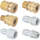 Mecline AR2 Brass and Plated Steel Quick Release Couplings and Adaptors