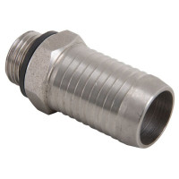 AKBO Hose Barb AISI 316 Stainless Steel 1/2" Thread 25mm Barb RVST025