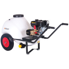 Interpump 51 Series Wheelbarrow Tank Pressure Washer Loncin G200-F Petrol Engine 8 Lpm 150 Bar 