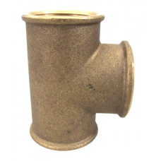Brass Tee Pipe Fitting 3/4" BSP Threads