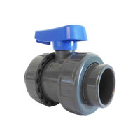 Effast PVCu Solvent Weld Double Union Ball Valve 510-92500