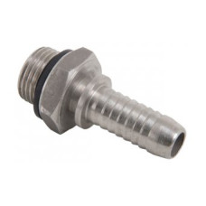 AKBO Hose Barb AISI 316 Stainless Steel 1/2" Thread 19mm Barb RVST019 AKBO Hose Barb AISI 316 Stainless Steel 1/2" Thread 19mm Barb RVST019