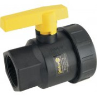 Banjo Polypropylene Single Union Ball Valve 9901-UV075FP 3/4" Female Threads 3/4" Ball i.d.
