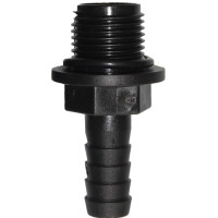 Suttner Hose Tail Plastic 3/4"M x 19mm Plus O-Ring TPPHT3419