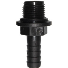 Suttner Hose Tail Plastic 3/4"M x 19mm Plus O-Ring TPPHT3419